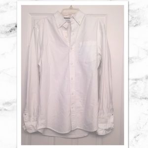 Men’s white button down!